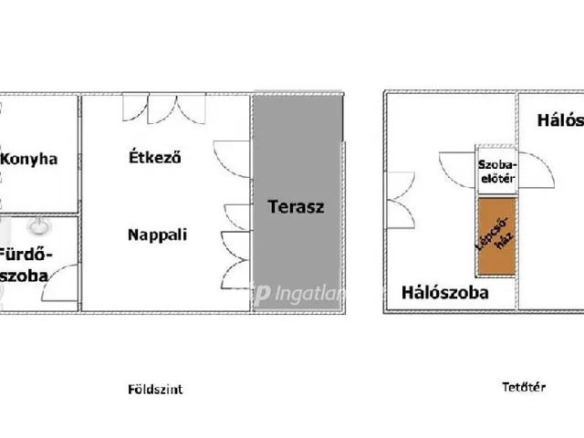 Eladó nyaraló Mezőkövesd 55 nm