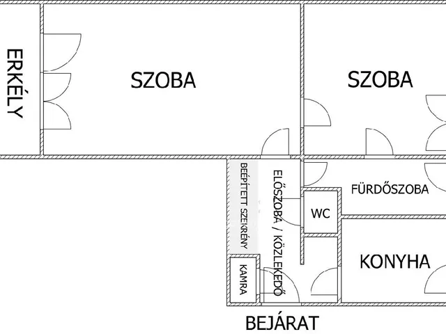 Eladó lakás Eger 55 nm