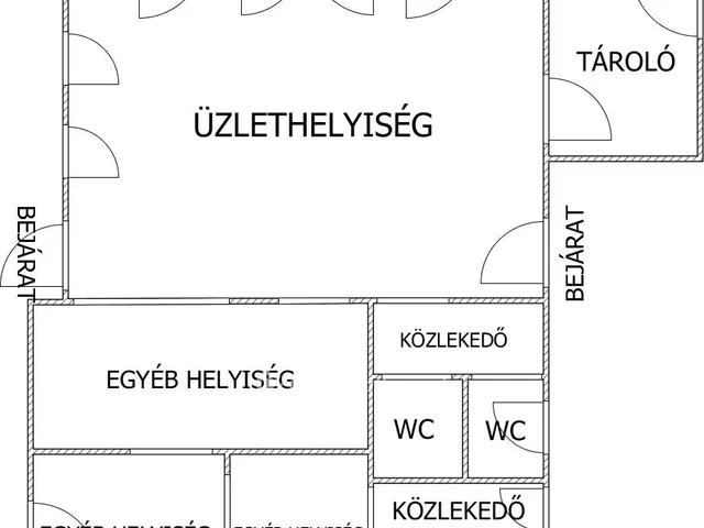 Eladó kereskedelmi és ipari ingatlan Kápolna 60 nm