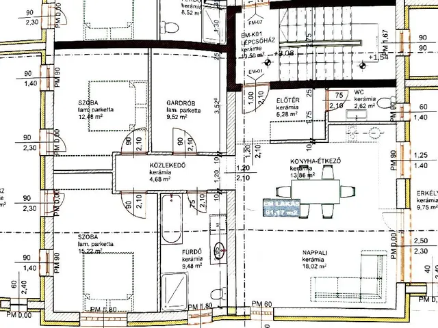 Eladó lakás Nemesvámos 91 nm