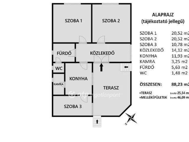 Eladó ház Bakonybél, csendes 124 nm