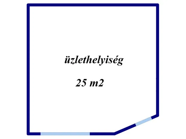 Eladó kereskedelmi és ipari ingatlan Veszprém 25 nm