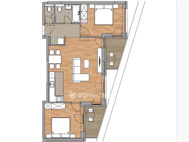 Eladó lakás Budapest XI. kerület, Albertfalva 71 nm