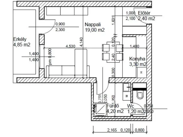 Eladó lakás Bicske 30 nm