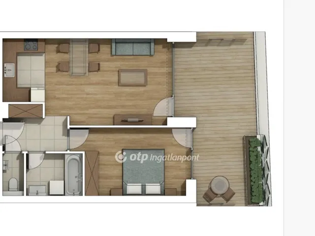 Eladó lakás Budapest XI. kerület, Albertfalva 58 nm