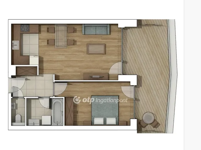 Eladó lakás Budapest XI. kerület, Albertfalva 57 nm