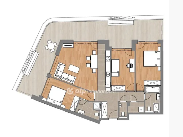 Eladó lakás Budapest XI. kerület, Albertfalva 120 nm