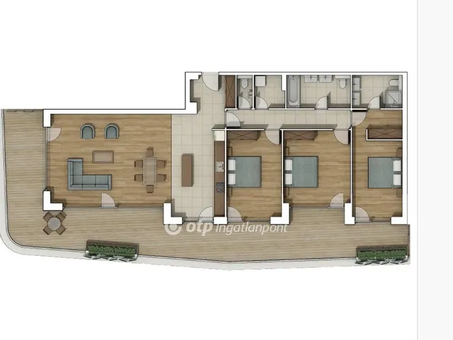 Eladó lakás Budapest XI. kerület, Albertfalva 170 nm