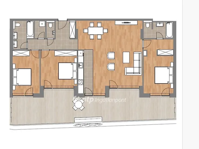 Eladó lakás Budapest XI. kerület, Albertfalva 150 nm