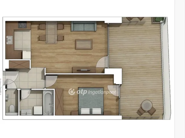 Eladó lakás Budapest XI. kerület, Albertfalva 59 nm