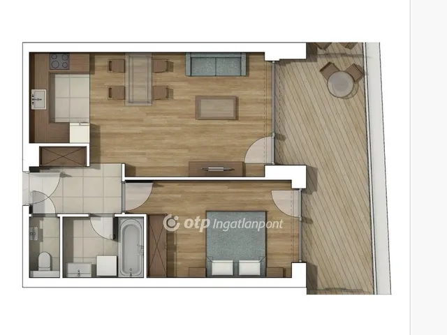 Eladó lakás Budapest XI. kerület, Albertfalva 57 nm