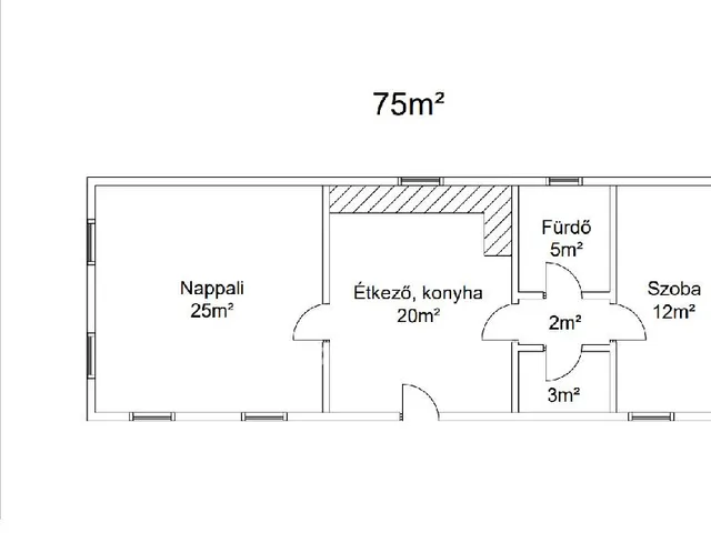 Kiadó ház Páty 75 nm