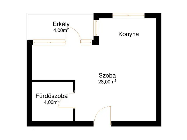 Kiadó lakás Budapest XI. kerület 32 nm