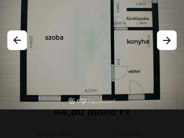 Kiadó lakás Budapest XIII. kerület 32 nm