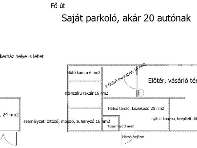 Eladó kereskedelmi és ipari ingatlan Galgagyörk 155 nm