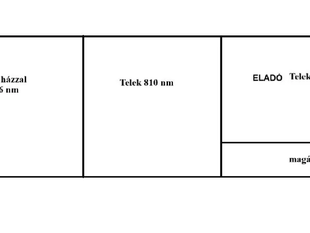 Eladó telek Kiskunlacháza 810 nm