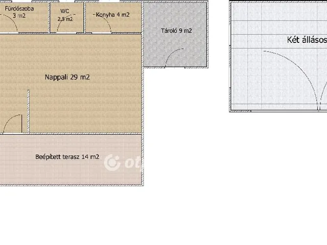 Eladó ház Kiskunlacháza 73 nm
