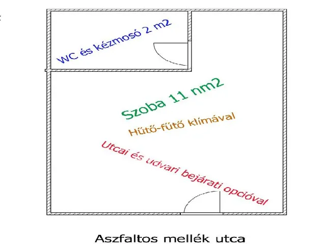 Eladó lakás Budapest XIII. kerület 13 nm