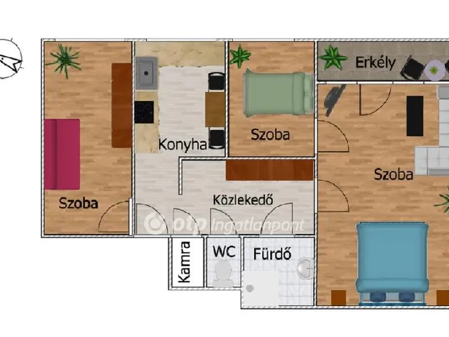 Eladó lakás Budapest IX. kerület 68 nm