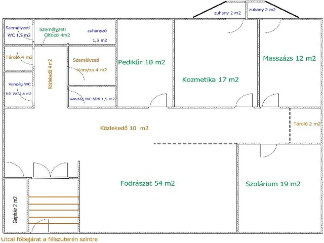 Eladó kereskedelmi és ipari ingatlan Budapest VI. kerület 153 nm