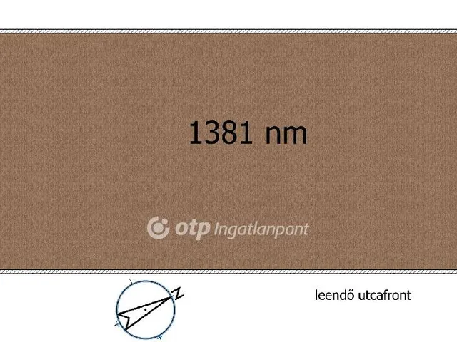 Eladó telek Dunaharaszti 1381 nm