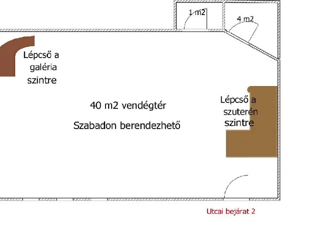 Eladó kereskedelmi és ipari ingatlan Budapest VI. kerület 49 nm