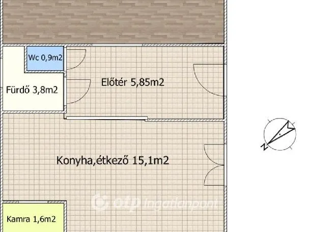 Eladó ház Kunszentmiklós 57 nm