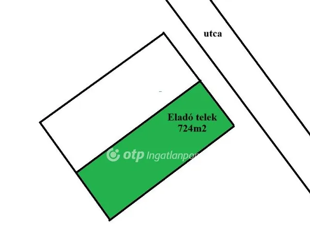 Eladó telek Budajenő 724 nm