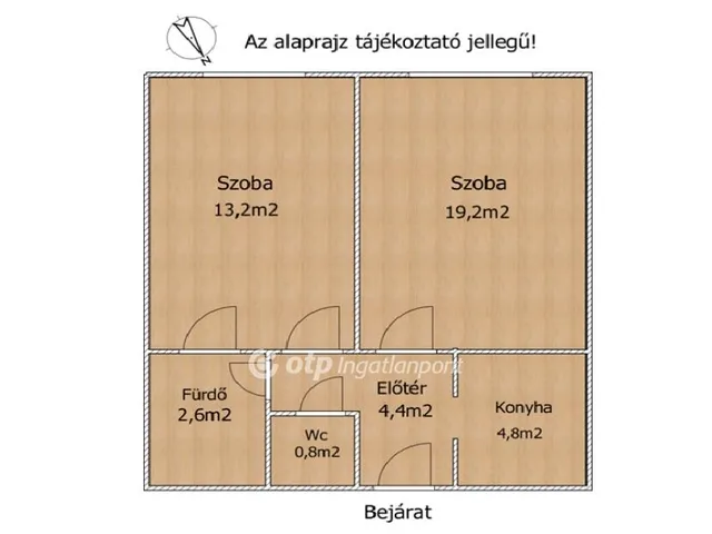 Eladó lakás Budapest XX. kerület 45 nm