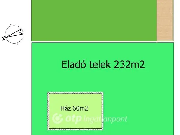 Eladó telek Szigetszentmiklós 232 nm
