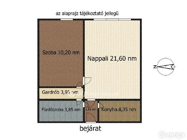 Eladó lakás Budapest XXI. kerület 46 nm