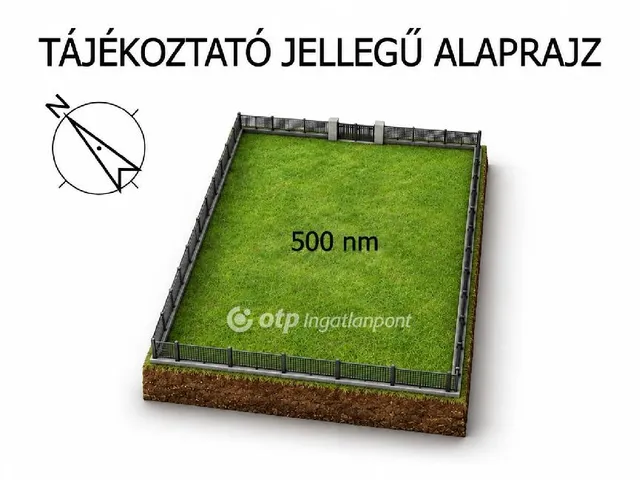 Eladó telek Délegyháza 500 nm