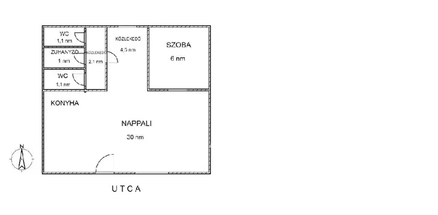 Eladó ház Dombóvár, Település északi része 46 nm