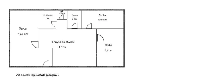 Eladó ház Sásd, Település északi része 58 nm