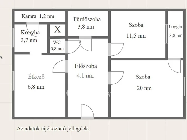 Eladó lakás Dombóvár 55 nm