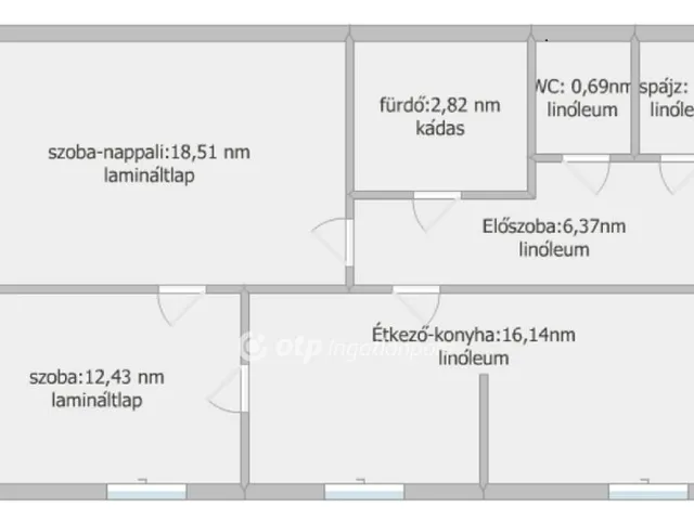 Kiadó lakás Szekszárd 55 nm