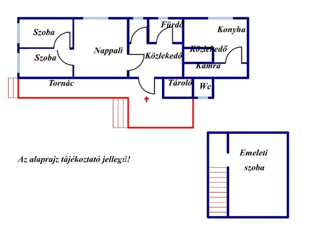 Eladó ház Várdomb, Főút mellett 100 nm