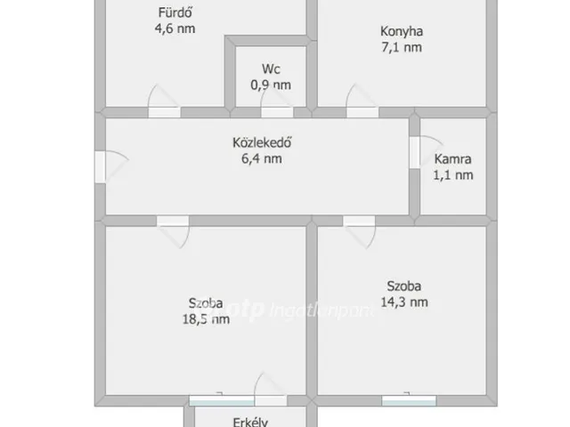 Eladó lakás Szekszárd 51 nm