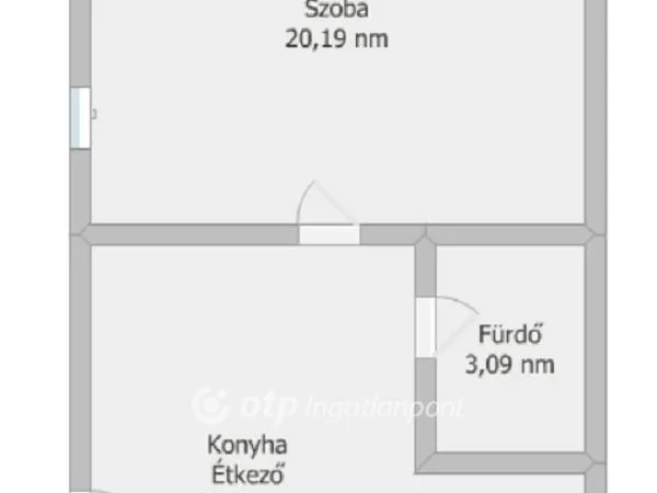 Eladó lakás Tolna 44 nm