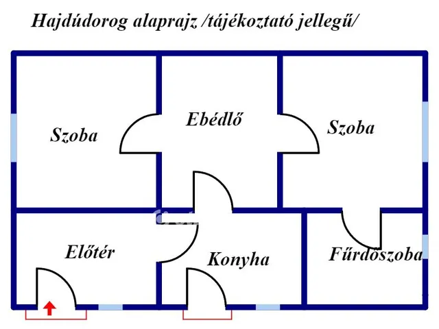 Eladó ház Hajdúdorog 72 nm