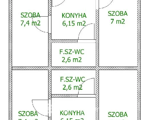 Eladó kereskedelmi és ipari ingatlan Hajdúszoboszló 84 nm