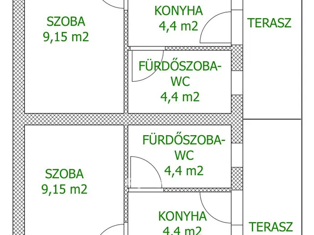 Eladó kereskedelmi és ipari ingatlan Hajdúszoboszló 84 nm