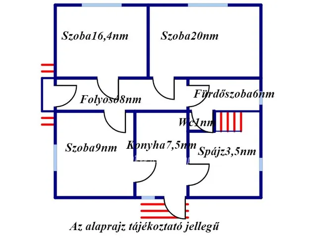 Eladó ház Konyár 71 nm