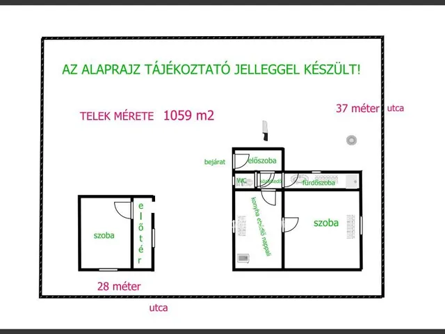 Eladó ház Görbeháza 50 nm