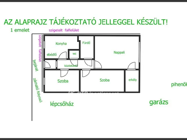 Eladó lakás Debrecen 57 nm