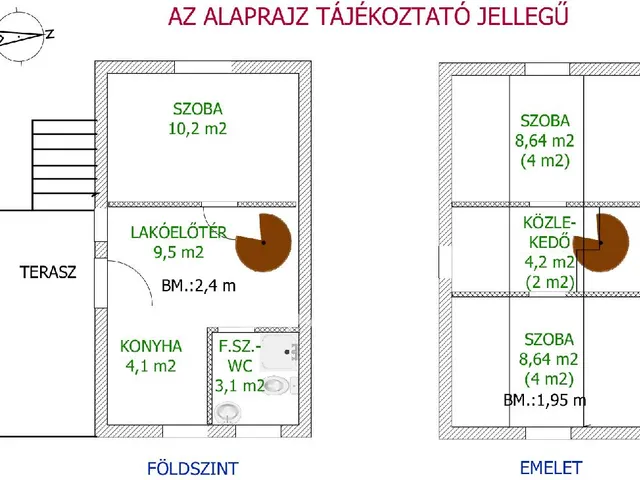 Eladó ház Bocskaikert 51 nm