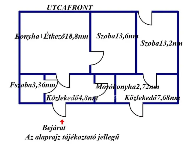 Eladó ház Berettyóújfalu 56 nm