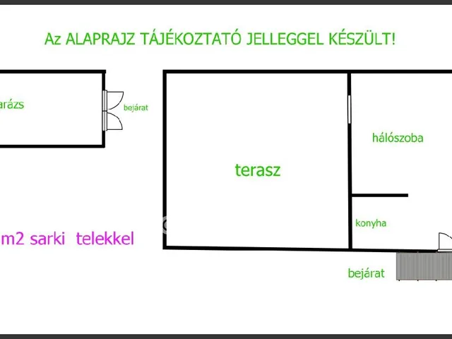Eladó ház Bocskaikert, Monostordűlő 45 nm