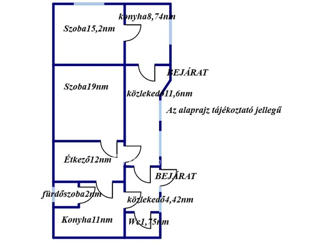 Eladó ház Zsáka 86 nm