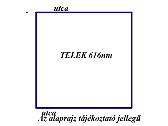 Eladó telek Kaba 616 nm
